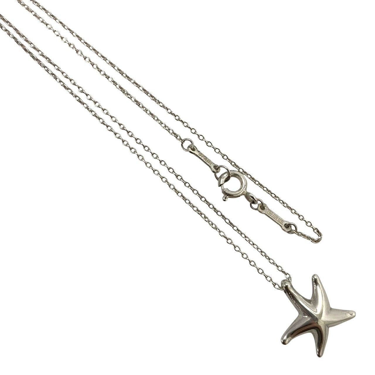 Tiffany Necklace Tiffany&Co. Elsa Peretti/ Sv925 Silver/ 3G (Mm-773)