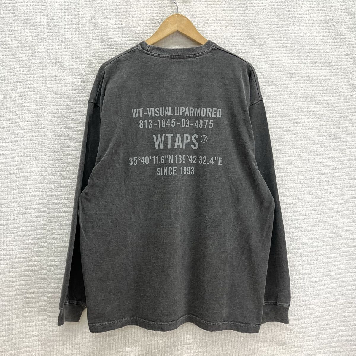 Wtaps 7 Minutes, Long -Sleeved Cut -And -Sew 24Aw 242Atdt-Csm09 Spec/Ls/Cotton