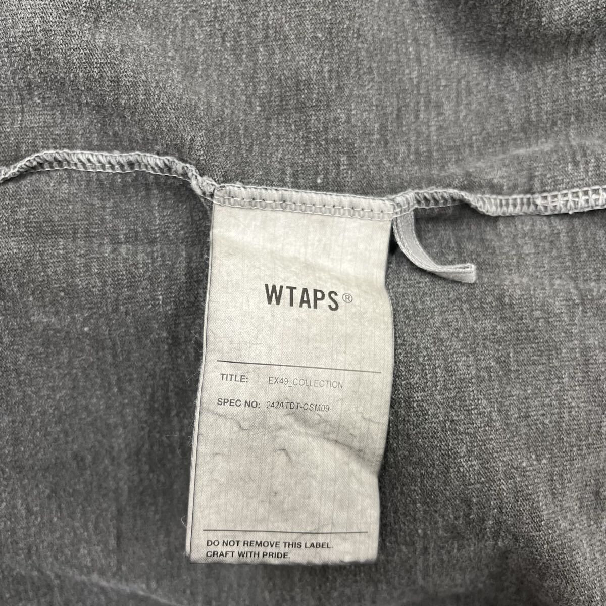 Wtaps 7 Minutes, Long -Sleeved Cut -And -Sew 24Aw 242Atdt-Csm09 Spec/Ls/Cotton