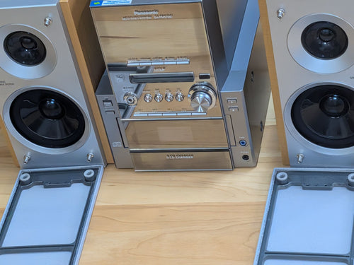 Panasonic Cd Md Cassette Deck Sa-Pm57Md