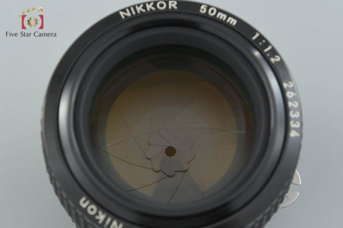 Nikon Lens (Single Focus) Ai-S Nikkor F/1.2