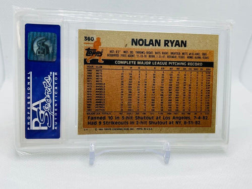 Mlb 1983 Topps Psa 9 Nolan Ryan