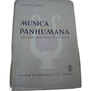 Art Design Music Musica Panhumana Walter De Gruyter&Co.