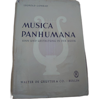 Art Design Music Musica Panhumana Walter De Gruyter&Co.