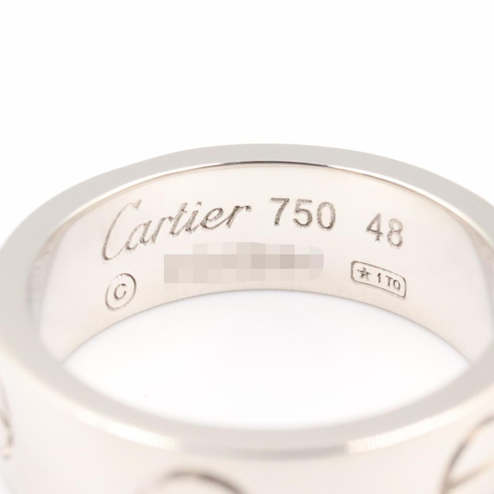 Cartier Ring K18Wg Used A