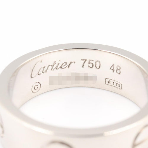 Cartier Ring K18Wg Used A