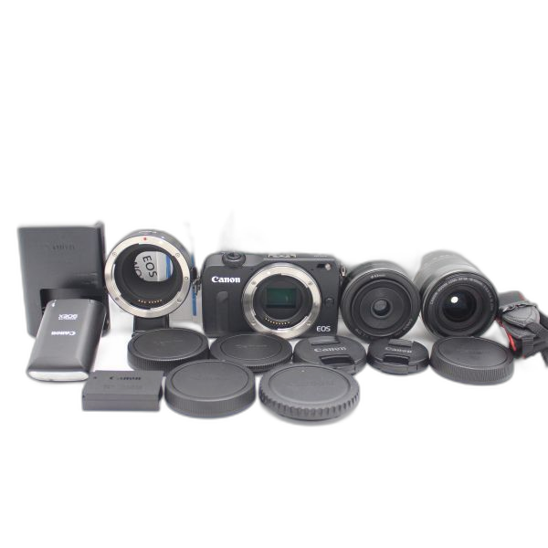 Canon Mirrorless Interchangeable Lips Eos M2 Eosm2Bk-Wlk 10702