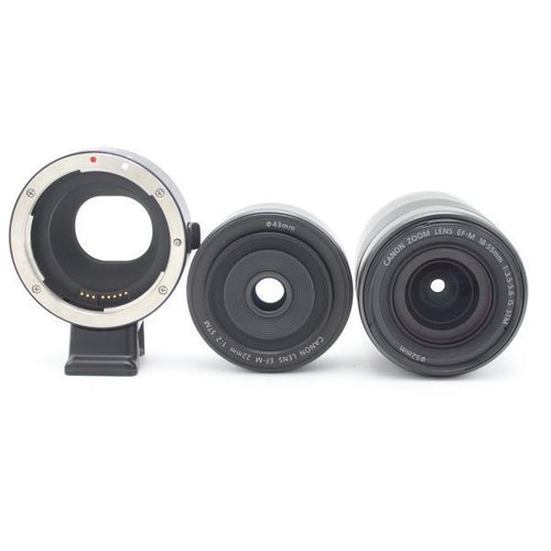 Canon Mirrorless Interchangeable Lips Eos M2 Eosm2Bk-Wlk 10702