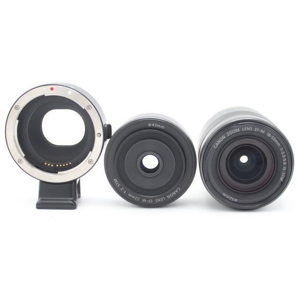 Canon Mirrorless Interchangeable Lips Eos M2 Eosm2Bk-Wlk 10702