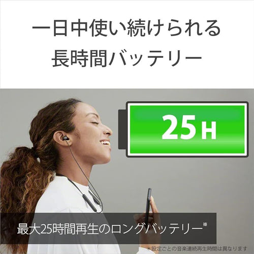 Wireless Earphone (Sony) Wi-C100:Bluetooth /25 /Ipx4 /Dsee Wi-C100 Lz 0