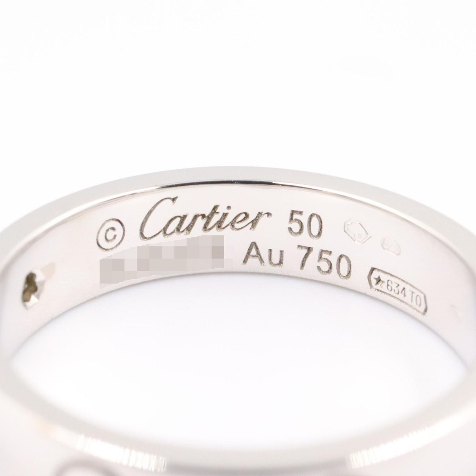 Cartier Ring 1Pd K18Wg Used A