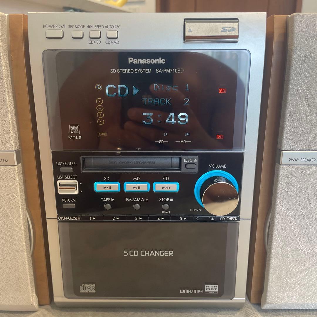 Panasonic Mini Component Systems Sa-Pm710Sd