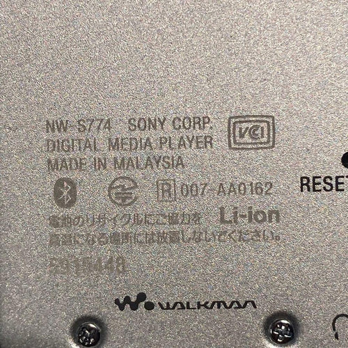 Sony Digital Audio Player S2265 Nw-S774