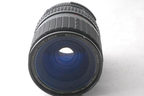 Sigma Zoom Lenses K 28-80 F3.5- F4-5.