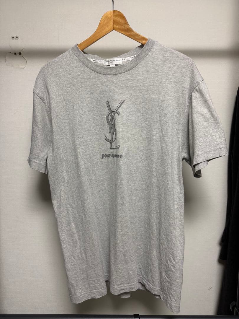 Yves Saint Laurent T-Shirts 70S Ysl Logo Tee L