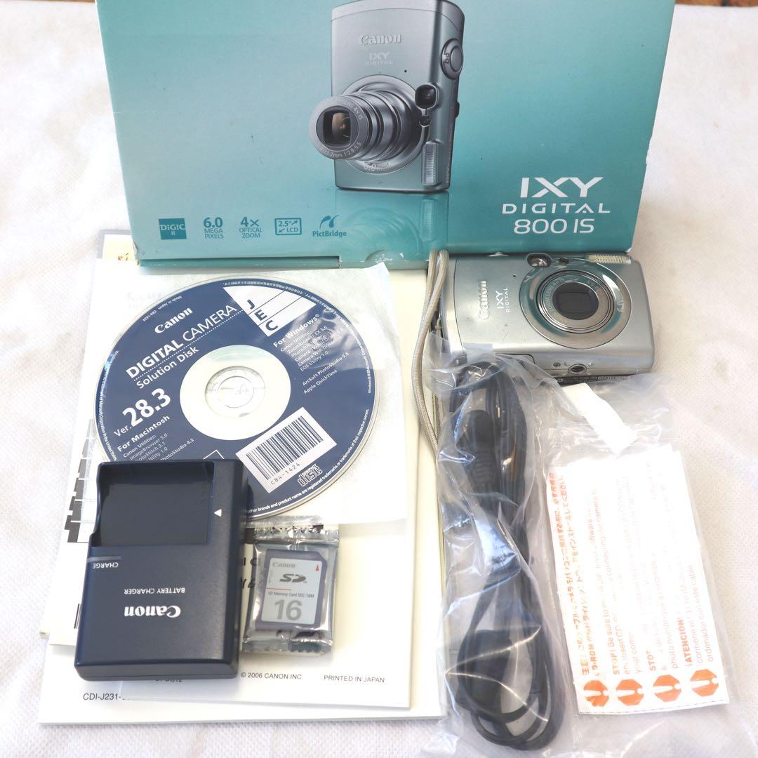 Canon Compact Digital Camera Ixy 800 Is Ccd