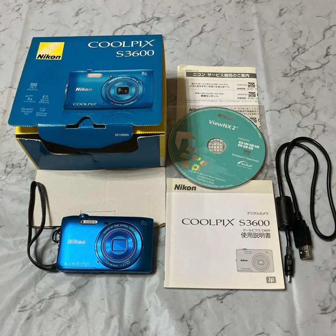 Nikon Compact Digital Camera Coolpix S3600