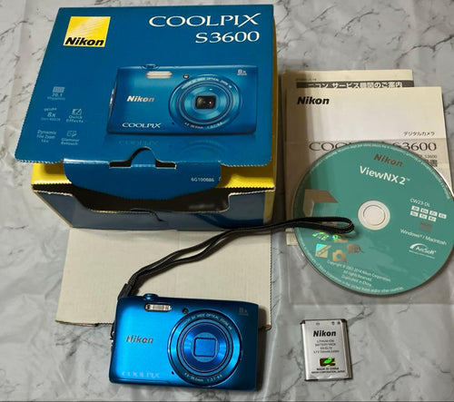 Nikon Compact Digital Camera Coolpix S3600