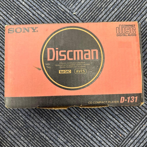 Sony Portable Cd Players Discman D-131