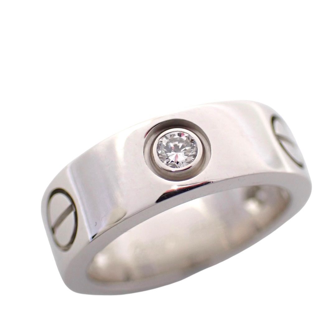 Cartier Ring 46 750 Wg 6 3P 4947