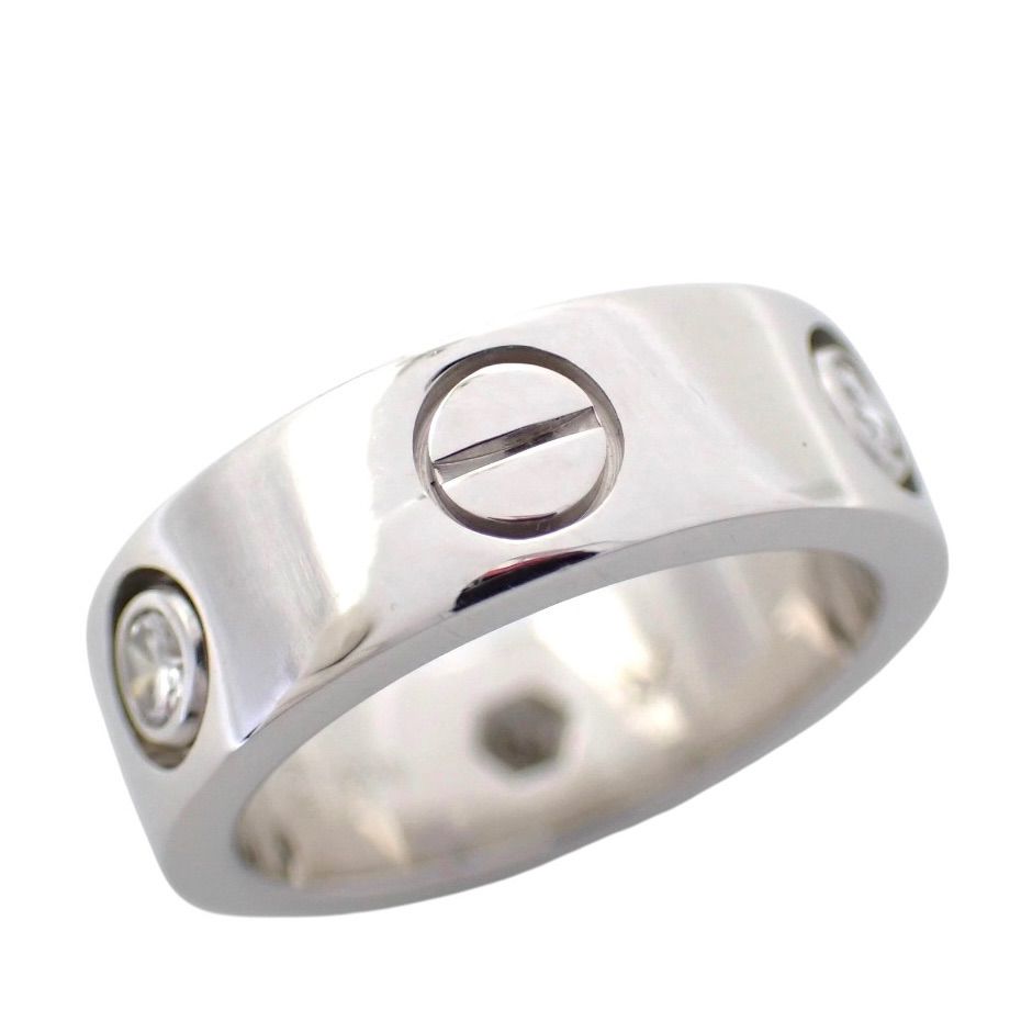 Cartier Ring 46 750 Wg 6 3P 4947