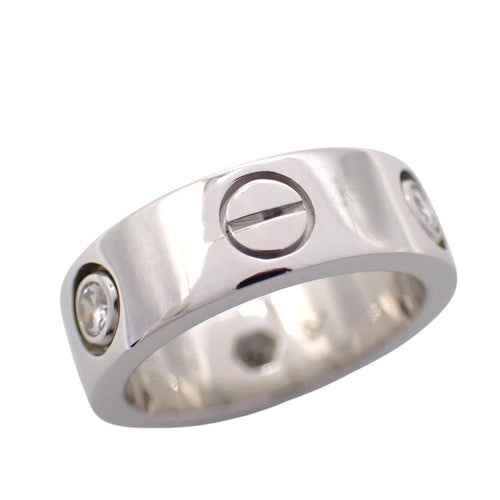 Cartier Ring 46 750 Wg 6 3P 4947