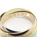 Cartier Ring #48 8 B4235100 K18 /294972 Bj