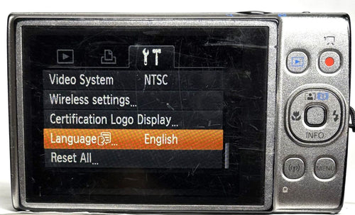 Canon Compact Digital Camera Ixy650 20.2Mp 12X Is Full Hd Wi-Fi /4Gb Sd