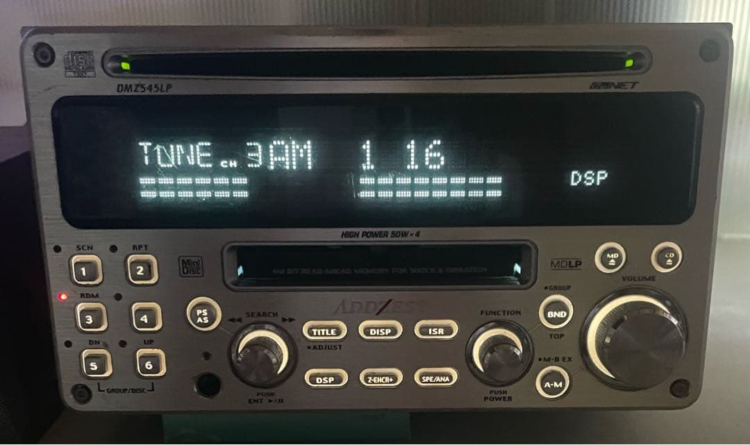 Clarion Cd Md Cassette Deck Addzest Dmz545Lp