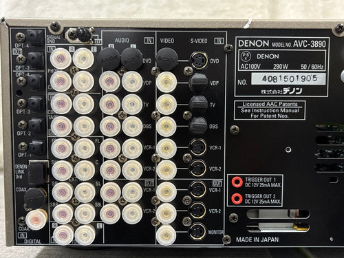 Denon Av Amplifier Avc-3890