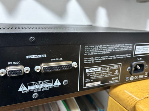 Tascam Cd Sacd Player Tascom Cd-6010