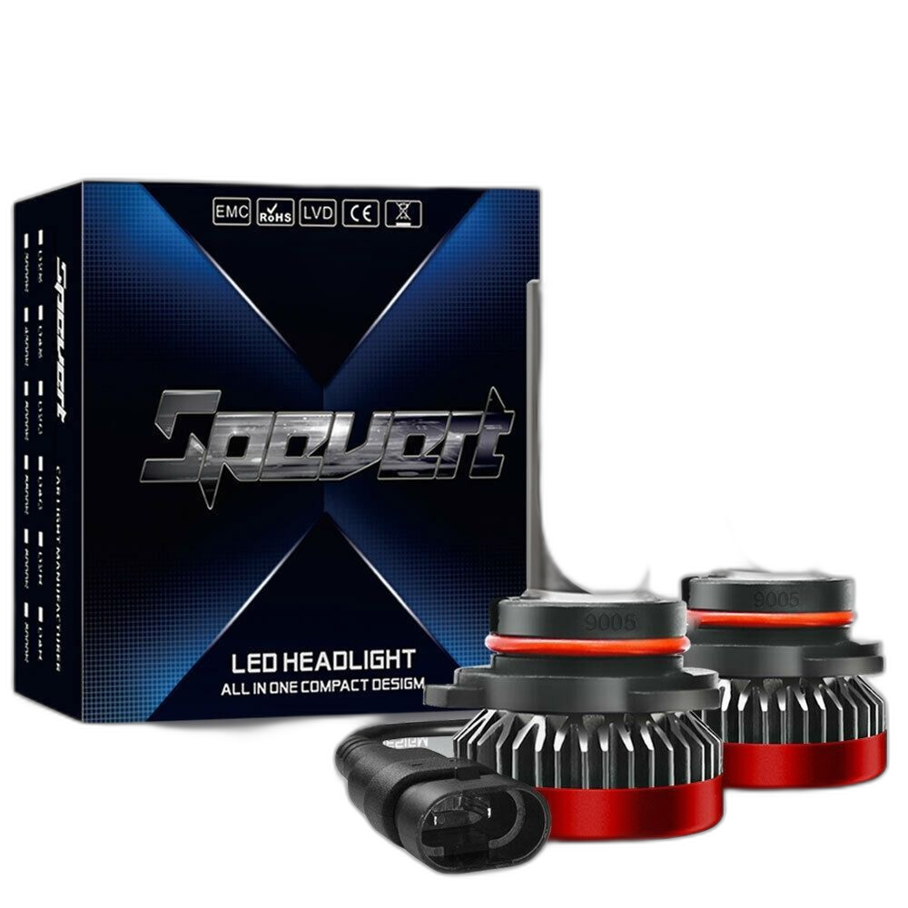 Light Led 9005(Hb3) 2 Gx Lx Jzx100 H8.9 H12.9 20000Lm Spevert