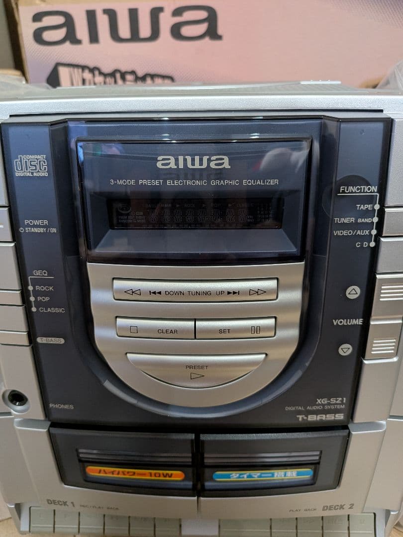 Aiwa Mini Component Systems Xg-Sz1