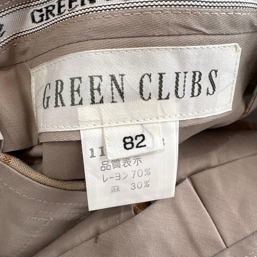 Green Clubs Slacks 80 Greenclubs