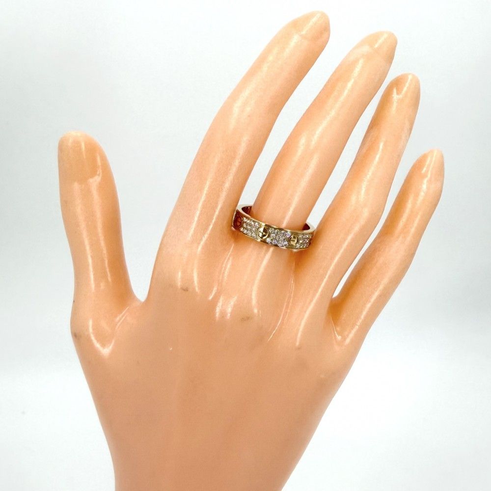 Cartier Ring 18 Yg Au750 K18 88 0.31Ctct 15 4.7G