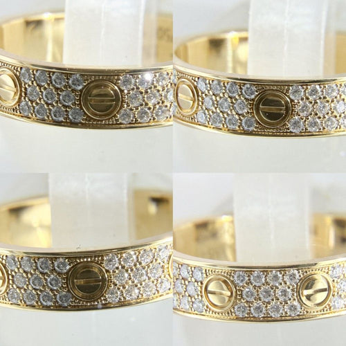 Cartier Ring 18 Yg Au750 K18 88 0.31Ctct 15 4.7G