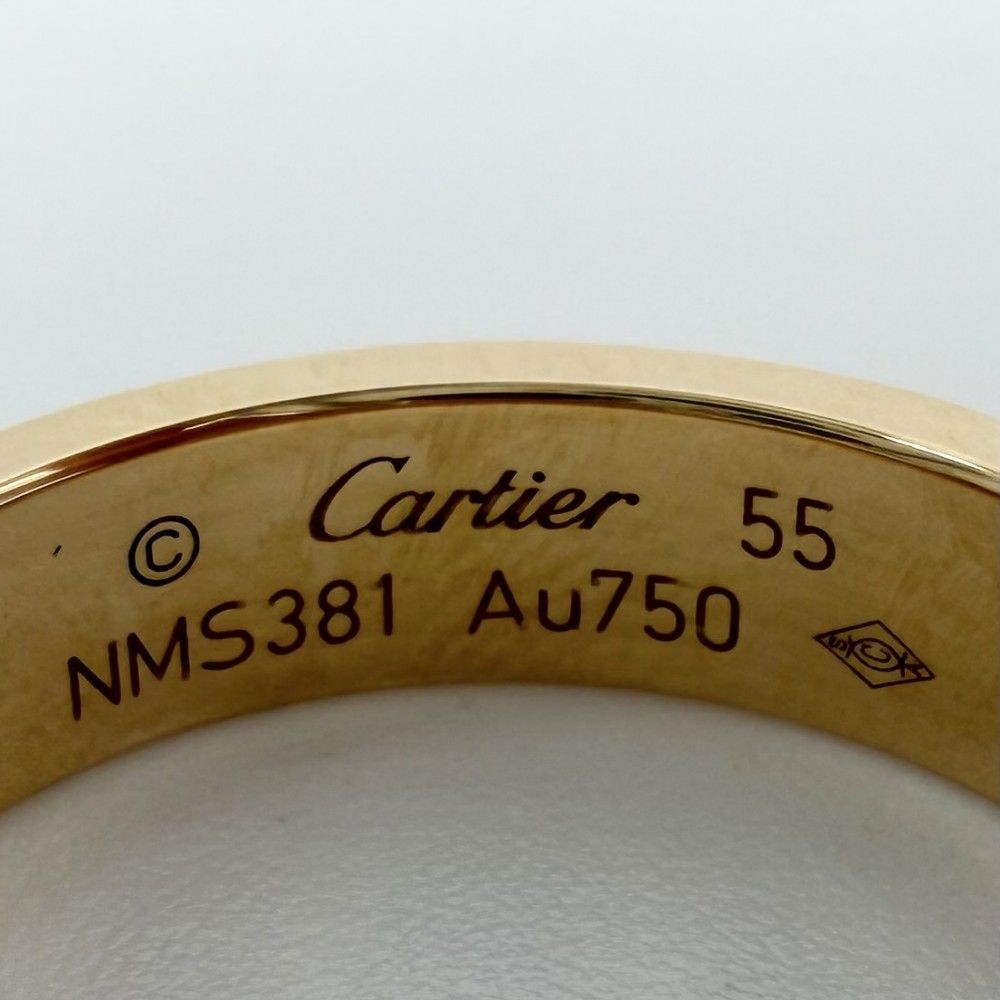 Cartier Ring 18 Yg Au750 K18 88 0.31Ctct 15 4.7G
