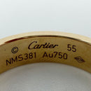 Cartier Ring 18 Yg Au750 K18 88 0.31Ctct 15 4.7G