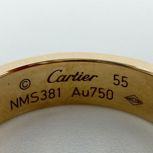Cartier Ring 18 Yg Au750 K18 88 0.31Ctct 15 4.7G
