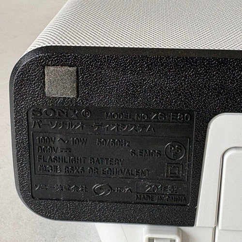 Cd Md Cassette Deck Sony Zs-E80