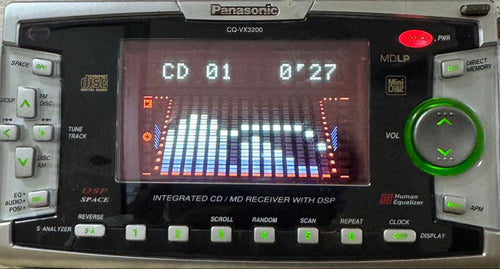 Panasonic Portable Md Players Cq-Vx3200 Cd/Md
