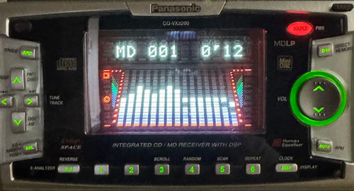 Panasonic Portable Md Players Cq-Vx3200 Cd/Md