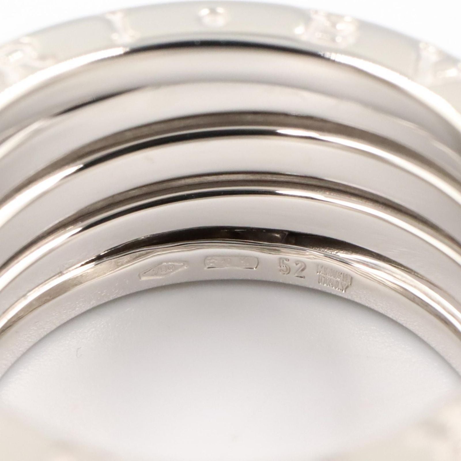 Bvlgari Ring B-Zero1 5 K18Wg Used A