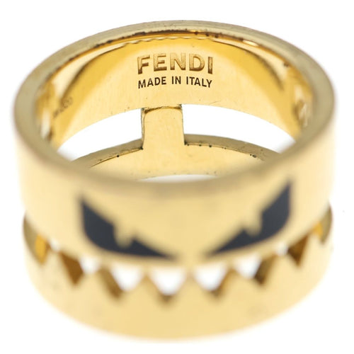 Fendi Ring Anello Occhi Bugs Metallo 7Aj108 B09