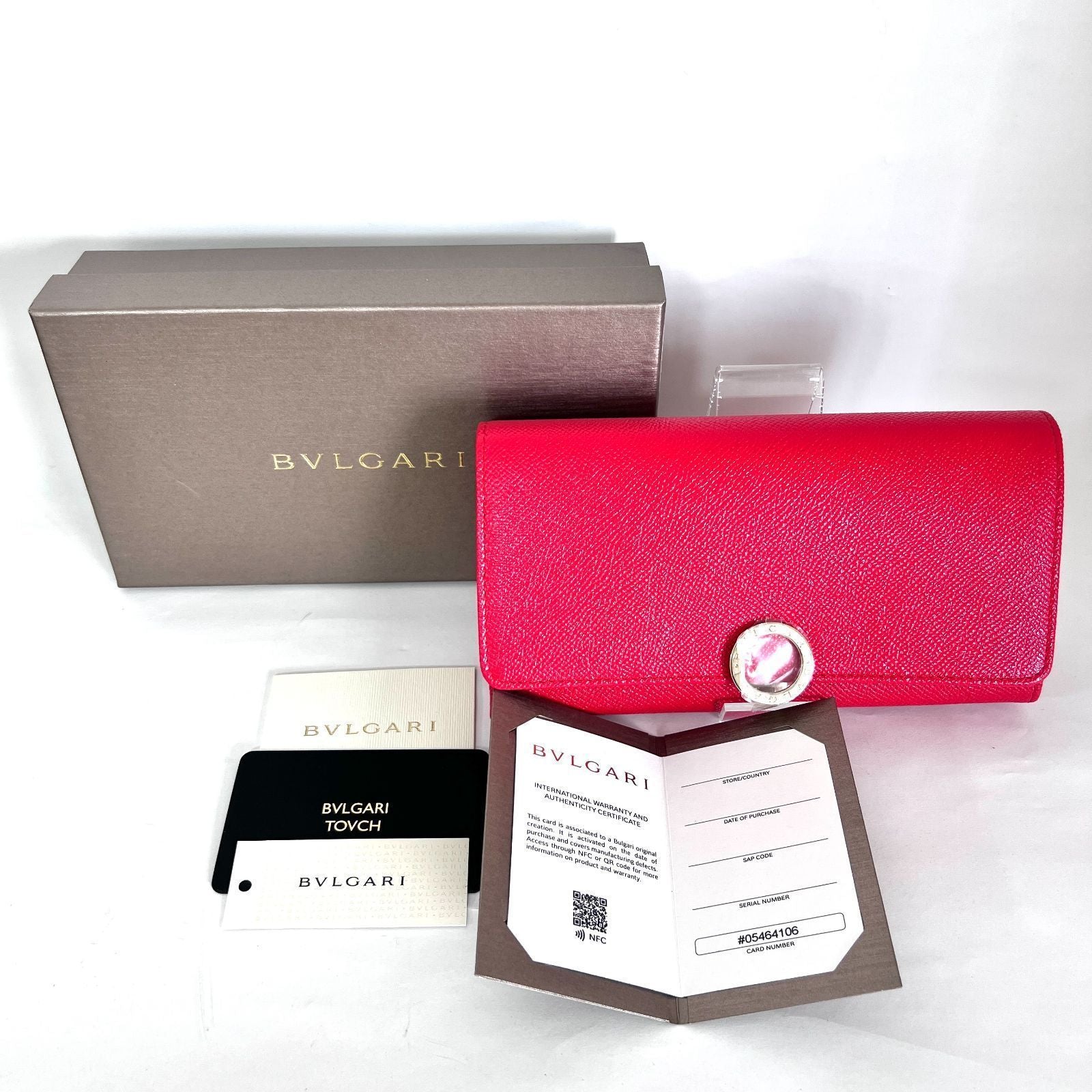 Bvlgari Long Wallet Sd7220 288176
