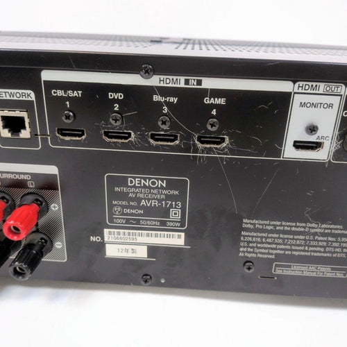 Denon Av Amplifiers Avr-1713 5.1