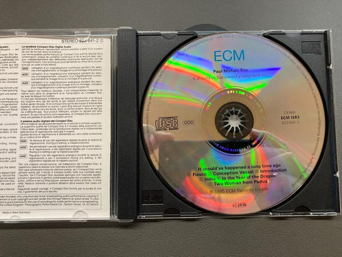 Jazz Paul Motian Trio Ecm Germany