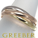 Cartier Ring Sm 51 K18Yg/Wg/Pg #190022