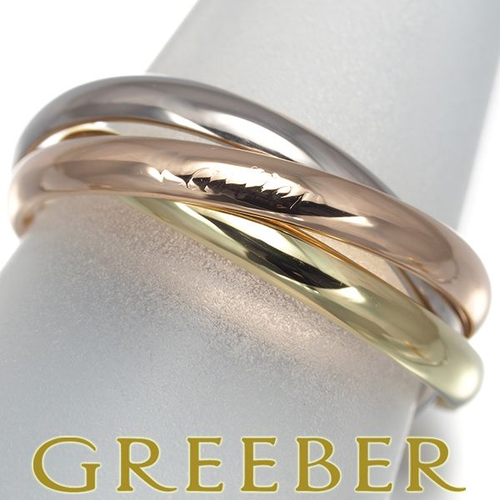Cartier Ring Sm 51 K18Yg/Wg/Pg #190022