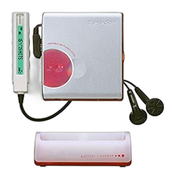 Portable Md Player Sharp Md-St500-P